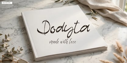 Dodyta Font Poster 8