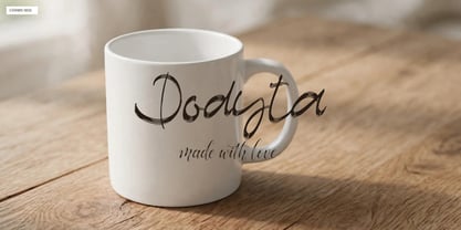 Dodyta Font Poster 5