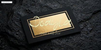 Dodyta Font Poster 13