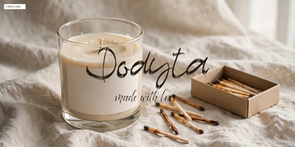 Dodyta Font Poster 14