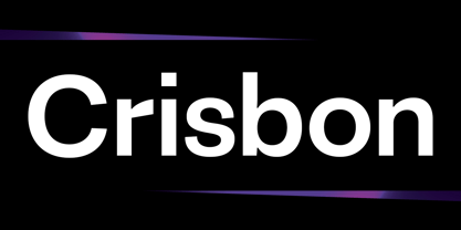 Crisbon Font Poster 1