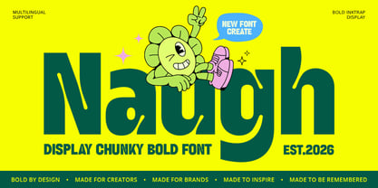 Naugh Font Poster 1
