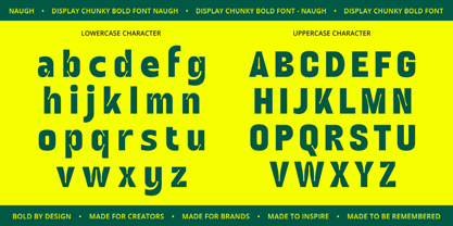 Naugh Font Poster 10