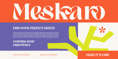 Meskaro Font Poster 1