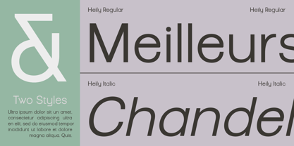 Heily Font Poster 4