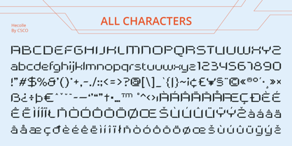Hecolle Font Poster 6