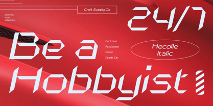 Hecolle Font Poster 5