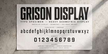 Grison Display Font Poster 14