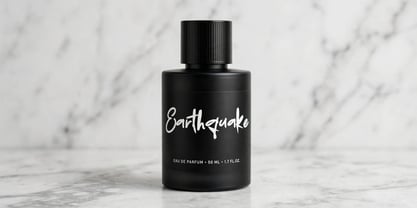 Earthquake Font Poster 9