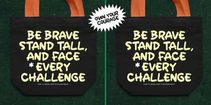 Rough City Markers Font Poster 2