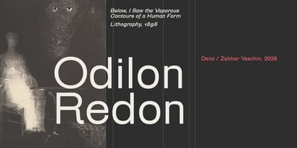 Denz Font Poster 2