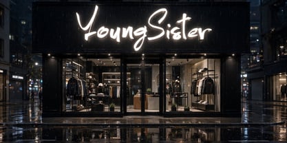 Young Sister Font Poster 7