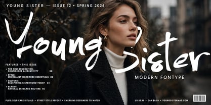 Young Sister Font Poster 1