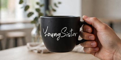 Young Sister Font Poster 4