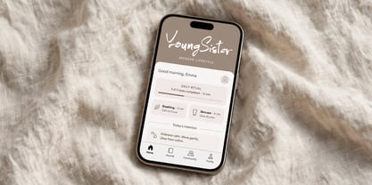 Young Sister Font Poster 14