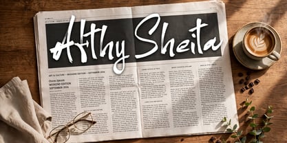 Afthy Sheita Font Poster 14