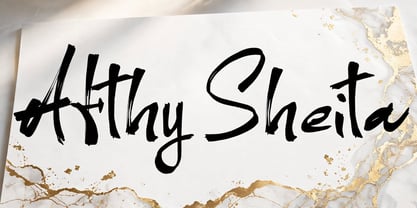 Afthy Sheita Font Poster 7