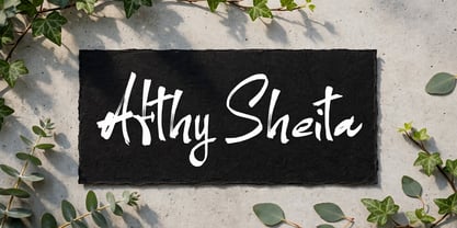 Afthy Sheita Font Poster 3
