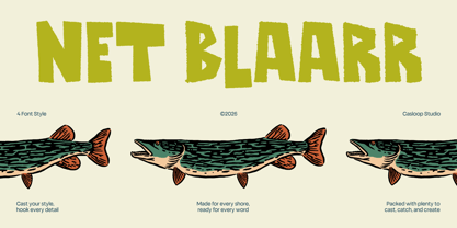 Net Blaarr Font Poster 1