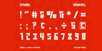 Monster Chunk Font Poster 3