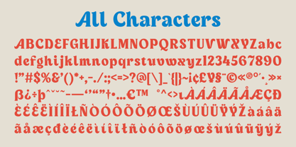 CS Asteria Font Poster 6