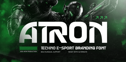 Atron Font Poster 1