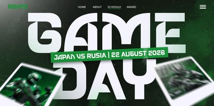 Atron Font Poster 4