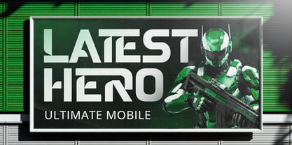 Atron Font Poster 5