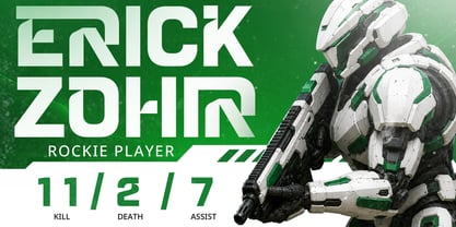 Atron Font Poster 7