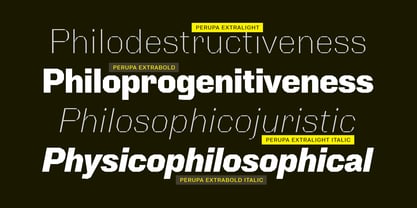 Perupa Font Poster 10