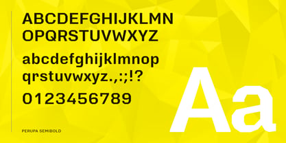 Perupa Font Poster 3