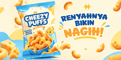 Chufela Bite Font Poster 9