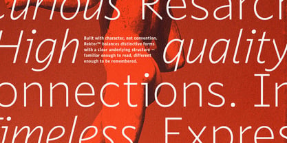Rektor Variable Concept Font Poster 13