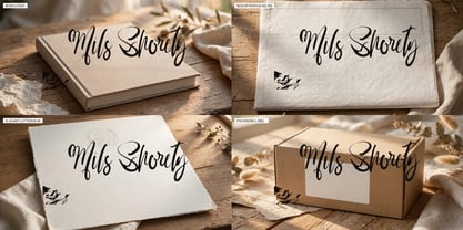 Mils Shorety Font Poster 5
