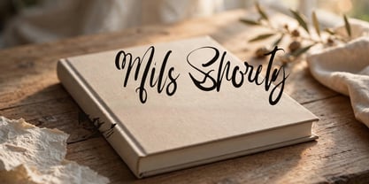 Mils Shorety Font Poster 3