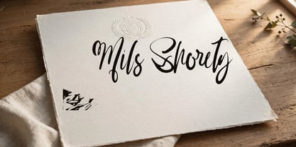 Mils Shorety Font Poster 6