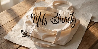 Mils Shorety Font Poster 8