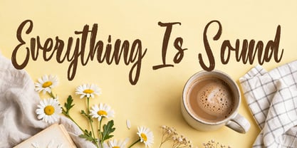 Authany Script Font Poster 2