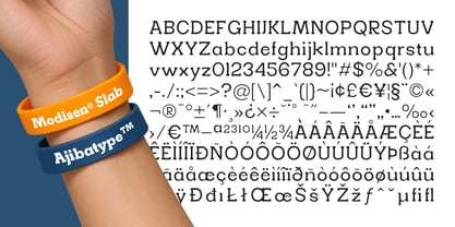 Modisen Font Poster 15