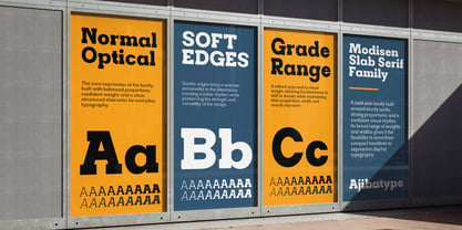 Modisen Font Poster 14