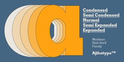 Modisen Font Poster 5