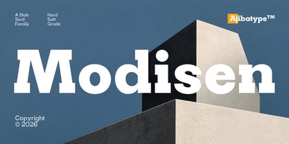 Modisen Font Poster 1