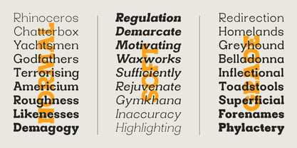 Modisen Font Poster 10