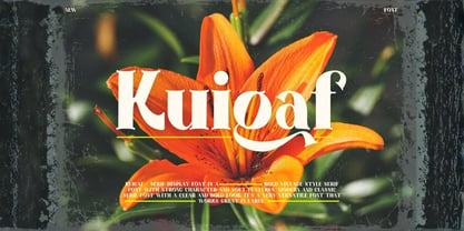 Kuigaf Font Poster 1