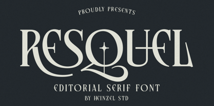 Resquel Font Poster 1