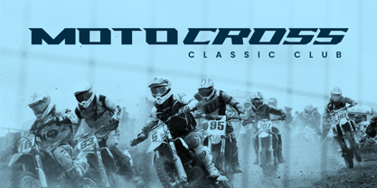 Racing Sunday Pro Font Poster 6