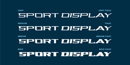 Racing Sunday Pro Font Poster 4