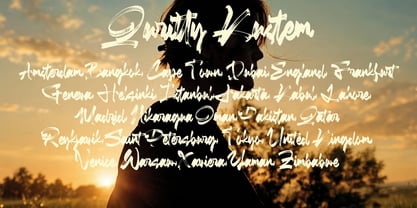 Quritty Kustem Font Poster 7