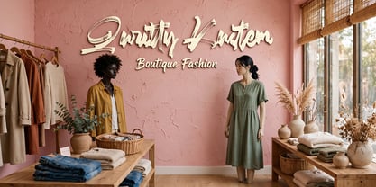 Quritty Kustem Font Poster 12