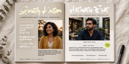 Quritty Kustem Font Poster 2